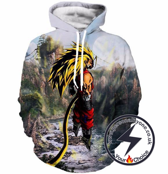 Dragon Ball Z - SSj3 3D - Hoodies